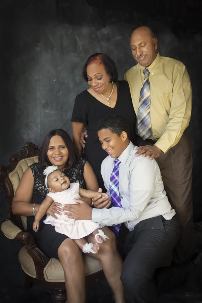 multiple generation family portrait