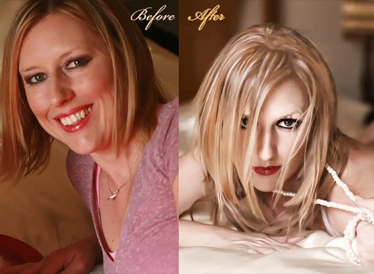 before and after portrait, before after, before after photoshoot makeover